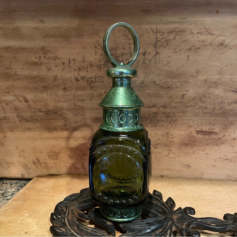 Avon Wild Country Aftershave bottle vintage shaped like a whale oil lantern.